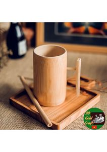 Eco Friendly Bamboo Coffee Mug <b>Reusable</b> Drinking <b>Cup</b> Natural Bamboo Tableware Exporter - Product Image 6