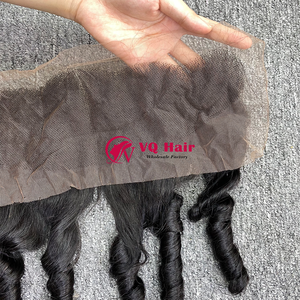 Perruque dentelle frontale transparente bouclée 13x4 Extensions de cheveux humains vietnamiens dentelle frontale - Product Image 2