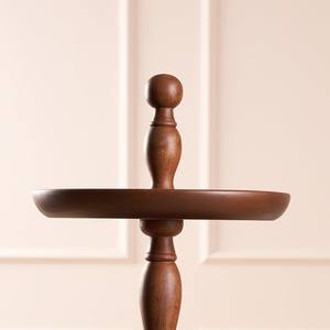 Elegante Soporte de Pastel de Madera de 3 Niveles, Hecho a Mano con Acabado en Nogal, Soporte Redondo de Lujo para Postres, Pedestal Escalonado para Decoración del Hogar - Product Image 6