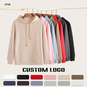 Sweats à capuche avec impression bouffante vierge sérigraphiée avec logo personnalisé 350gsm Sweat à capuche unisexe Streetwear uni pour hommes - Product Image 2