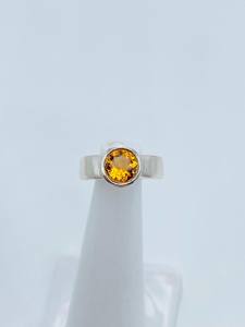 Anillo de Plata de Ley Hecho a Mano con Cornalina, Joyería de Piedras Preciosas de Lujo, Elegante Anillo de Cristal Ajustable de Moda - Product Image 5