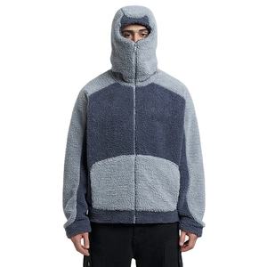 Sweat-shirts à capuche Sherpa personnalisables de haute qualité pour hommes, séchage rapide, doux et moelleux, avec logo, vente en gros, couleurs personnalisées, OEM - Product Image 5
