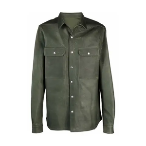 Meilleur design Chemises en cuir pour hommes best-seller en ligne/Tenue décontractée à bas quantité minimale de commande Chemises confortables pour hommes au style unique - Product Image 6