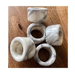 Marble Napkin <b>Ring</b> <b>Resin</b> Wholesale <b>Ring</b> Holder for Kitchenware for Wholesale & Bulk Order Wedding Decor Restaurant & Home - Product Image 1