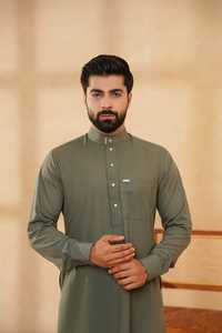 Prix de gros, différentes tailles, thobe musulman islamique pour hommes, jubba thobe, grande taille, vêtements pour hommes de Dubaï - Product Image 2