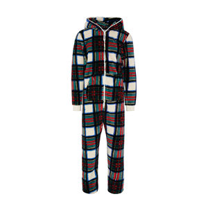 Olyester OFT & tretchy leababric Wo ay uality iipper ninisex heckered Ed uppy uppsuit reathable. 100% - Product Image 4