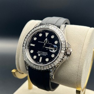 นาฬิกาเพชรโมอิสซาไนต์สุดหรูสำหรับผู้ชาย VVS นาฬิกาเพชรโมอิสซาไนต์แบบ Iced Out สไตล์ฮิปฮอป นาฬิกาสั่งทำพิเศษ ผู้จำหน่ายเครื่องประดับขายส่ง - Product Image 2