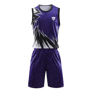 Uniforme de basket-ball de style actuel, nouveau design, uniforme de basket-ball sans manches - Product Image 1