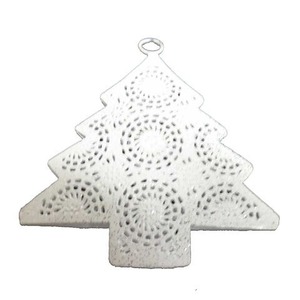 Árbol colgante de Metal moderno adorno de Navidad decorativo árbol de vacaciones accesorios colgantes fiesta festiva decoración del hogar coleccionable - Product Image 6