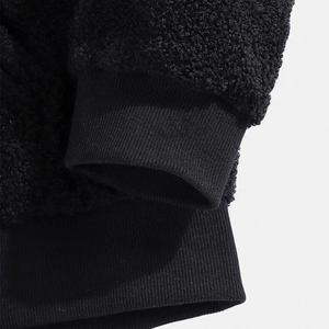 เสื้อมีฮู้ดแบบสวมหัวสำหรับผู้ชายเสื้อมีฮู้ดซิปโอเวอร์ไซส์ผ้าฟลีซเปล่าสีพื้นสไตล์วินเทจซักกรดแบบกำหนดเอง - Product Image 3