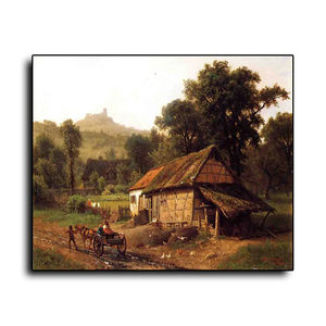 Paesaggio astratto moderno dipinto a mano 100% dipinto a olio con vista alla luce solare invernale soggiorno decorazioni per la casa su tela supporto scenario - Product Image 1