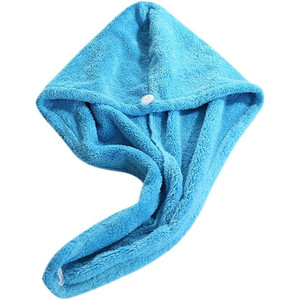 Serviette turban en microfibre AG23 pour cheveux mouillés, pratique et absorbante, couvre-cheveux - Product Image 6