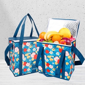 Bolsa de almuerzo impermeable de moda OEM/ODM con logotipo personalizado, aislamiento térmico, para picnic y entrega de alimentos. - Product Image 2