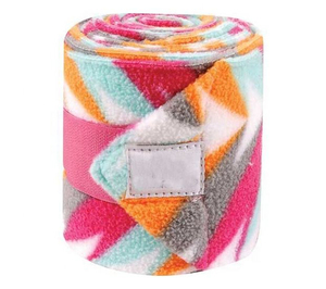 Bandage de cheval en tissu de qualité supérieure personnalisable mousse satinée avec doublure polaire pour équipement équestre d'équitation - Product Image 4