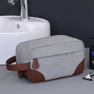 2025 New Canvas Flat Makeup <b>Bag</b> <b>Large</b> <b>Capacity</b> Handheld Portable <b>Cosmetics</b> Storage <b>Bags</b> High Quality Toilet <b>Bag</b> - Product Image 2