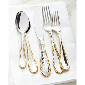 Antique Design Handmade Restaurant Utensils <b>Mirrored</b> Polished Stainless Steel Cutlery Dinnerware Set Latest Flatware Sets - Product Image 1