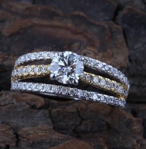 Joyería fina de calidad estándar Anillo de oro de 14K de Plata de Ley 925 para mujer Anillos de joyería fina de exportación de India - Product Image 1