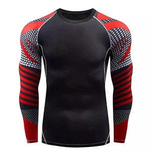 Men's Sportswear <b>Compression</b> Suit Men T <b>Shirts</b> Trousers Set 2 Piece Joggers Fitness Base Layer Coat Leggings Rashguard Clothes - Product Image 2
