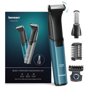 Rasoir Corporel Étanche pour Hommes – Barbe, Aisselles, Poitrine, Jambes, Parties Intimes – Lame en Céramique avec Peigne Ajustable, Écran Vert - Product Image 6
