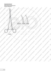 Pinzas de histerectomía MOYNIHAN 21cm Rogers Parametrium pinzas de histerectomía 25cm instrumentos de ginecología/obstetricia - Product Image 4