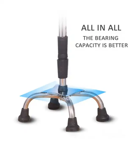 Bastón de Caminar Canadiense de Lujo, Bastón de Caminar Cuádruple, Bastón de Autodefensa, Bastones de Caminar <span class=keywords><strong>para</strong></span> Discapacitados, Muletas Médicas, Precio <span class=keywords><strong>para</strong></span> Adultos - Product Image 3