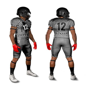 Meilleures ventes Uniforme de football américain à séchage rapide polyvalent imprimé par sublimation Vêtements de sport grande taille respirants pour jeunes adultes - Product Image 3