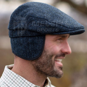 Chapeaux plats en coton/laine personnalisés de haute qualité pour une utilisation décontractée en extérieur et en voyage, design unique, unisexe, sur commande - Product Image 4