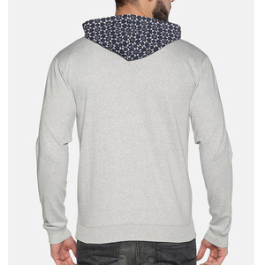 Sweat à capuche zippé pour homme, 100 % coton de haute qualité, logo brodé personnalisé, 500 g/m², molleton épais surdimensionné, tissu molletonné français, hiver - Product Image 6