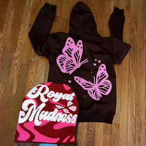 100% algodón polar Unisex Sudadera con capucha logotipo personalizado Hip Hop Oversize 3D Puff impresión sólido cremallera liso teñido Tie Dye Techniques - Product Image 1