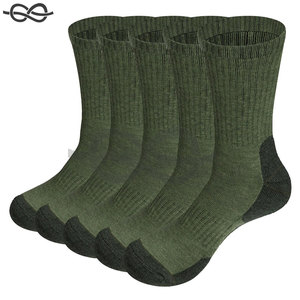 Calcetines de senderismo para hombre algodón peinado acolchado para comodidad al aire libre Selva Verde personalizar marca Oem impresión - Product Image 1
