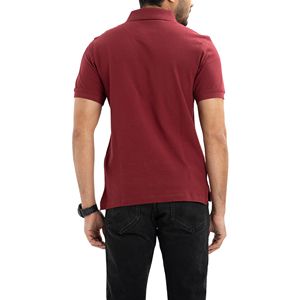 Camiseta de algodón 100% para hombre, cuello de Polo, calidad superior, suave, transpirable, 220 gramos, cómoda, ligera, de punto, ropa informal - Product Image 2
