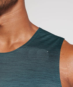 Camiseta sin mangas deportiva informal de punto liso 100% algodón transpirable para hombre, talla grande, personalizada con logo, estilo urbano, Pakistán - Product Image 5