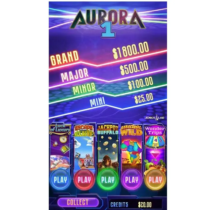 Aurora 1 Vertical 5 in 1 game machine game games arcade