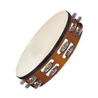 Precio de Venta caliente Precioso Color sólido Pandereta Instrumento musical Diseño personalizado Pandereta