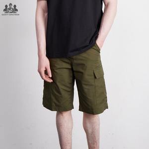 Pantalones Cortos Cargo Clásicos para Hombre, 100% Algodón, Cierre de Botones, Estilo Urbano, Secado Rápido, Transpirables, Stock al por Mayor - Product Image 4