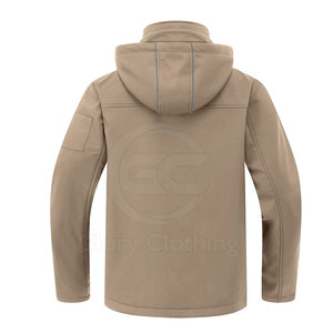 Nueva chaqueta Softshell con estampado personalizado para hombre chaqueta impermeable a prueba de viento con capucha para exteriores - Product Image 2