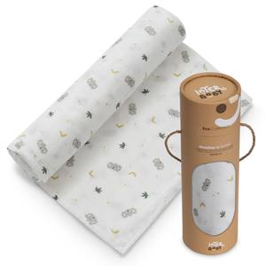 SWADDEL 120X1,20-MOD. KOALA-BOY GRAY Technique de tissage avec motif de personnage - Product Image 1