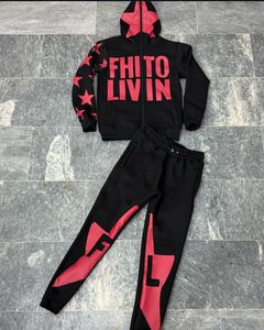 Vêtements décontractés personnalisés de haute qualité ensemble de survêtements pull vintage uni vierge pour hommes les plus vendus survêtements pour hommes - Product Image 3