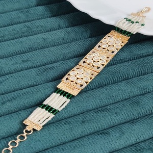 Pulsera de Moissanita con Acabado Pulido, Ideal para Fiestas, Bodas y Uso Diario, Complementa Estilos Étnicos y Occidentales - Product Image 1