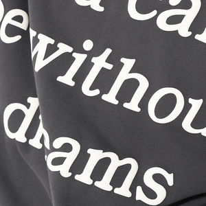 เสื้อฮู้ดผ้าฝ้าย100% โอเวอร์ไซส์สำหรับผู้ชายเสื้อมีฮู้ดพิมพ์ลายพัฟเสื้อผ้าแนวสตรีทสำหรับฤดูหนาวกำหนดโลโก้ได้เองสำหรับ2025 - Product Image 4