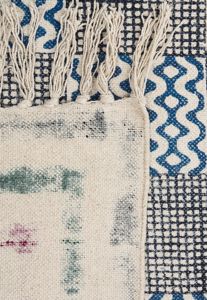 พรมและพรมพิมพ์ลายบล็อกพรมสวดมนต์จำนวนมากพรมอินเดียและพรมสำหรับห้องนั่งเล่นพื้นทันสมัย R - Product Image 5