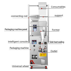 Sac d'emballage automatique Machine d'emballage <span class=keywords><strong>de</strong></span> pesage alimentaire sac d'épices <span class=keywords><strong>de</strong></span> haricot <span class=keywords><strong>de</strong></span> matériel sac <span class=keywords><strong>de</strong></span> fruits <span class=keywords><strong>et</strong></span> légumes emballage <span class=keywords><strong>de</strong></span> pesage - Product Image 4