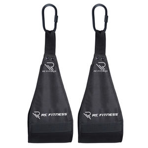 Correas de Abdominales para Levantamiento de Pesas, de Nailon y Cuero, con Cierres Rápidos para Ejercicios de Dominadas - Product Image 1