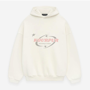Sudaderas Extra Grandes Bordadas Personalizadas OEM, Sudaderas de Talla Grande para Hombre, Sudaderas de Felpa Francesa de Más de 450 GSM para Hombre - Product Image 5