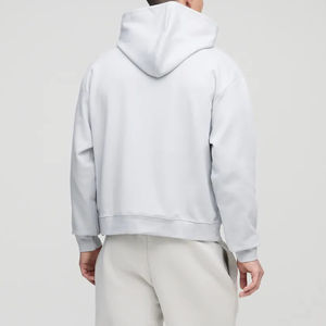 Sudadera con Capucha Bordada Sólida para Hombre, 100% Algodón de Alta Calidad, Logotipo Personalizado con Impresión DTG, Ropa Casual de Invierno para Calle - Product Image 4