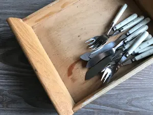 Bandeja de madera rústica pulida hecha a mano de madera de mango, tabla de charcutería de madera Natural para cocina, decoración del hogar - Product Image 2