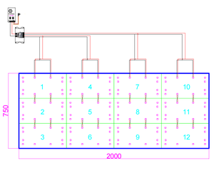 पारदर्शी काउंटरटॉप के लिए सफेद कटटेबल एलईडी बैकलाइट शीट 320 लिड बैकलाइट शीट के लिए लचीला पैनल प्रकाश - Product Image 5