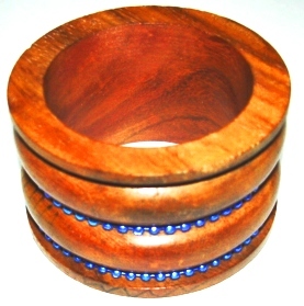 Premium Polished Wooden Napkin Rings with Decorative Accessories for Banquets Hotels & Wedding Export - Product Image 4
