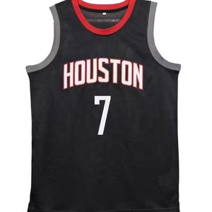 Maillots d'éventail de broderie de sublimation de basket-ball et conception de couleur vêtements de sport personnalisés d'impression de sublimation de logo - Product Image 2