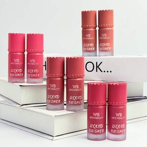 Rubor Líquido Warda Beauty, Larga Duración, Acabado Mate Natural, Resistente al Sudor y al Agua, 4 Tonos, Maquillaje para Mejillas - Product Image 6